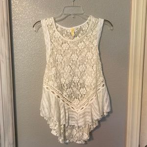 Free people lace tank top